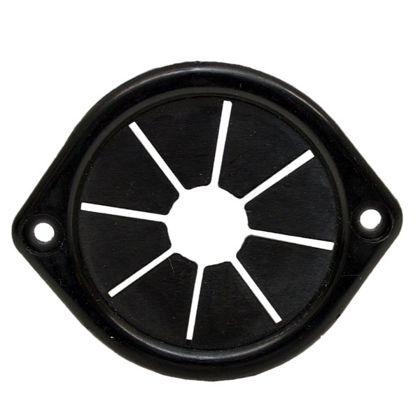 Lund Boat Grommet Rod Holder 2008234 | 3 1/2 x 3 Inch Black Plastic