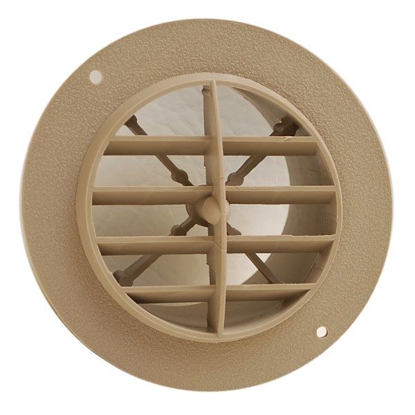 Mako Boat AC Vent Cover | 3 7/8 Inch Brown Plastic